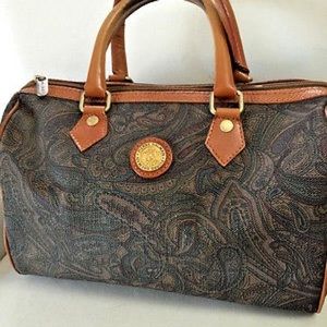 CLEARANCE Authentic Balmain 70s Paisley Doctor Bag